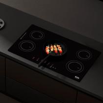 Cooktop de Indução EOS ECI05EP 5 Bocas 90cm 9500W 220V Preto Painel Touch Freezone Cooktop de Indução EOS ECI05EP 5 Bocas 90cm 9500W 220V Preto Painel Touch Freezone