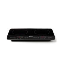 Cooktop de Indução Portátil Ariete 1998 vitrocerâmico 2 bocas Touch screen Preto