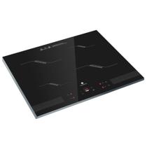 Cooktop de Indução Tronos 4 Bocas Preto 7000W Vitrocerâmico Touch 220V IF7010B1
