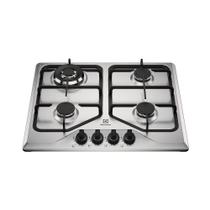Cooktop Electrolux 4 Bocas Experience Inox com Grades Duplas Ferro Fundido (KE4XC)