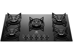 Cooktop Electrolux 5 bocas Efficient Preto com Tripla Chama (KE5GT)