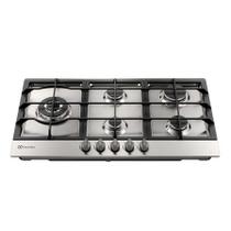 Cooktop electrolux 5 bocas experience semiprofissional inox a gás (ke9dx)