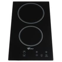 Cooktop Elétrico 2 Bocas Fischer com Touch Screen Vitrocerâmica 30004 Cooktop Elétrico 2 Bocas Fischer com Touch Screen Vitrocerâmica 30004