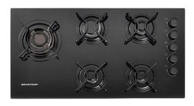 Cooktop Elétrico 5 Bocas BDD85AE Preto Brastemp