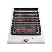 Cooktop Eletrico Inox Barbecue Churrasqueira Com Grelha 220V