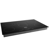Cooktop Elétrico Philco Volcano PCT55VC 5 Bocas Vidro Temperado Preto 8400W 220V Cooktop Elétrico Philco Volcano PCT55VC 5 Bocas Vidro Temperado Preto 8400W 220V