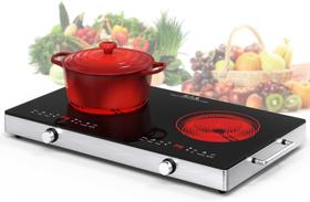Cooktop Elétrico VBGK 2 Bocas 2400W 110V com Controle por Botão