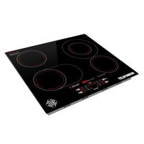 Cooktop Elétrico Vitrocerâmico 4 Bocas 6600W 220v Telefunken