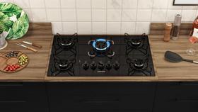 Cooktop Essencial 5 Bocas - Preto