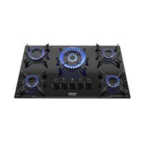 Cooktop Fogão 5 Bocas Itatiaia Electra Plus Bivolt com Tripla Chama Vidro Temperado e Acendimento Automático Cooktop Fogão 5 Bocas Itatiaia Electra Plus Bivolt com Tripla Chama Vidro Temperado e Acendimento Automático
