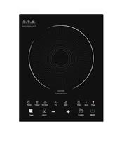 Cooktop Fogão de Indução Elétrico 1 Boca 1800w Slim Touch Cooktop Fogão de Indução Elétrico 1 Boca 1800w Slim Touch