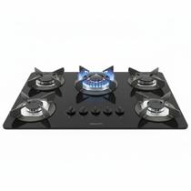 Cooktop Fogatti Safe Ferro Fundido 5 Bocas Tripla Chama GLP Cooktop Fogatti Safe Ferro Fundido 5 Bocas Tripla Chama GLP