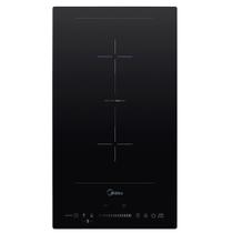 Cooktop Freezone por Indução Midea Vitrocerâmico com 02 Bocas, 09 Níveis de Potência e Painel Touch Preto - CFBD22