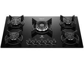 Cooktop Gas 5 Bocas Preto Electrolux Experience Ke5gc