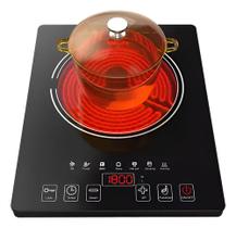 Cooktop Indução Fogão Portátil 1 Boca 1800w Slim Touch - vidoji