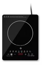 Cooktop Indução Preto 1 Boca 1800w Slim Touch - vidoji -127v - Vijodi