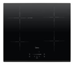 Cooktop Inducao Vidro 4 Bocas 59x52cm 220v - Midea Preto Cooktop Inducao Vidro 4 Bocas 59x52cm 220v - Midea Preto