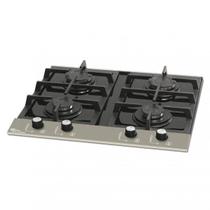 Cooktop Inox 4 Bocas à Gás Platinium Bivolt Escovado Fischer