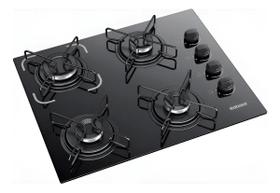 Cooktop Itatiaia 4 Bocas Essencial Preto Bivolt Preto