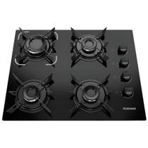 Cooktop Itatiaia Electra Plus 4 Bocas Preto Bivolt 127V 220V Acendimento Superautomático Cooktop Itatiaia Electra Plus 4 Bocas Preto Bivolt 127V 220V Acendimento Superautomático