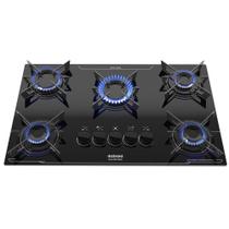 Cooktop Itatiaia Electra Plus 5 Bocas Mesa Vidro Preto Bivolt