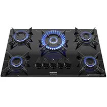Cooktop Itatiaia Electra Plus 5 Bocas Tripla Chama Preto Bivolt