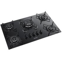 Cooktop Itatiaia Essencial 5 Bocas Com Acendimento Automático e Tripla Chama Preto Cooktop Itatiaia Essencial 5 Bocas Com Acendimento Automático e Tripla Chama Preto