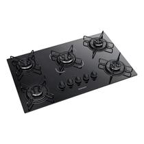 Cooktop itatiaia essencial 5 bocas mesa vidro preto bivolt Cooktop itatiaia essencial 5 bocas mesa vidro preto bivolt