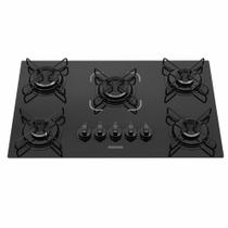 Cooktop Itatiaia Essencial 5 Bocas Vidro Temperado Preto Bivolt