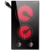 Cooktop Karinear 12" 2 Bocas Cerâmicas 110V Controle por Botão Cooktop Karinear 12" 2 Bocas Cerâmicas 110V Controle por Botão