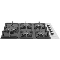 Cooktop Mesa De Vidro E Inox 5Q À Gas FG5335VPIX Suggar Bivolt Cooktop Mesa De Vidro E Inox 5Q À Gas FG5335VPIX Suggar Bivolt