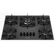 Cooktop Mueller 05 Bocas Tripla Chama G5 Preto - 601270003