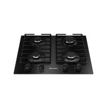 Cooktop Mueller 4 Bocas a Gás com Mesa de Vidro e Grades de Ferro Fundido Preto MCG4BM Bivolt Cooktop Mueller 4 Bocas a Gás com Mesa de Vidro e Grades de Ferro Fundido Preto MCG4BM Bivolt