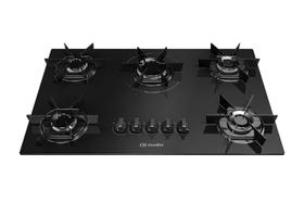 Cooktop Mueller 5 Bocas com Queimador Ultra Chama MCG5BB Bivolt