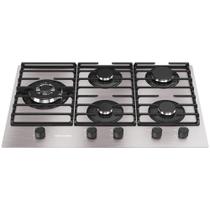 Cooktop Mueller 5 Bocas de Alumínio 77cm com Grade Dupla MCG5BL Bivolt