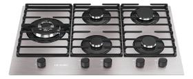Cooktop Mueller 5 Bocas Tripla Chama MCG5BL Alumínio Bivolt com Grade Dupla Cooktop Mueller 5 Bocas Tripla Chama MCG5BL Alumínio Bivolt com Grade Dupla
