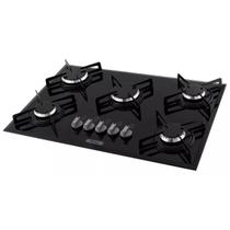 Cooktop Philco Cook Chef 5 Bocas Tripla Chama Preto Bivolt