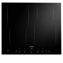 Cooktop por Indução Panasonic Vitrocerâmico com 04 Bocas, 09 Níveis de Potência, Painel Touch, Preto - KY-W648CLRPK Cooktop por Indução Panasonic Vitrocerâmico com 04 Bocas, 09 Níveis de Potência, Painel Touch, Preto - KY-W648CLRPK