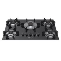 Cooktop sognare 5 q preto gas glp - Venax