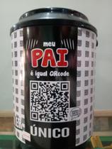 Cooler 10 latas" MEU PAI É IGUAL QRcode"