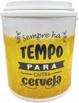 Cooler 12 Latas Branco Isotérmico Redondo Sempre Há Tempo