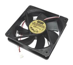 Cooler 12V 120x120x25mm Bucha 0.44A 5.28W 2200RPM 87.87CFM AD1212HSA73 Berflo 3 Fios com Conector Cooler 12V 120x120x25mm Bucha 0.44A 5.28W 2200RPM 87.87CFM AD1212HSA73 Berflo 3 Fios com Conector