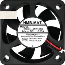 Cooler 2106KL-05W-B59 24V 0.15A 3.6W 2 Fios 2P 50X50X15 A1 Cooler 2106KL-05W-B59 24V 0.15A 3.6W 2 Fios 2P 50X50X15 A1