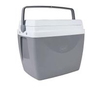 Cooler 34L Caixa Térmica C/ Alça Suporta 50 Latas Cinza Mor