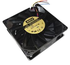 Cooler 48V 120X120X38mm com Rolamento 1.15A 6000RPM 250,02CFM - Berflo AS12048HB389B00 4 Fios Sem Conector
