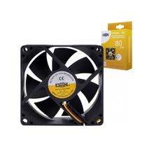 Cooler 80mm Dex para Gabinete com 2 Plugues 12V