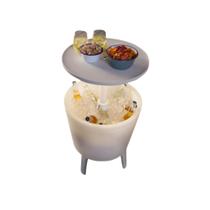 Cooler Bistro Iluminado 37l Praia Porta Latas Cerveja Keter