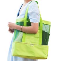 Cooler Bolsa Praia Passeio + Canga Estampas Sortidas