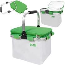 Cooler Bolsa Termica Lancheira Piquenique 15,5 Lts Verde Bel