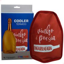 Cooler Bolsa Térmica Luxo para Vinho e Espumante com Gel e Capacidade 750ml